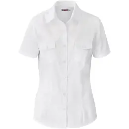 Ladies Short Sleeve Kensington Shirt White